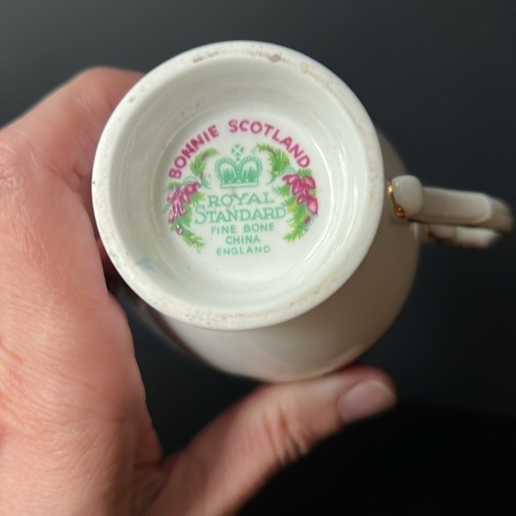 Clan Cameron Creamer Royal Standard Bonnie Scotland Bone China Cameron Tartan - Picture 6 of 8